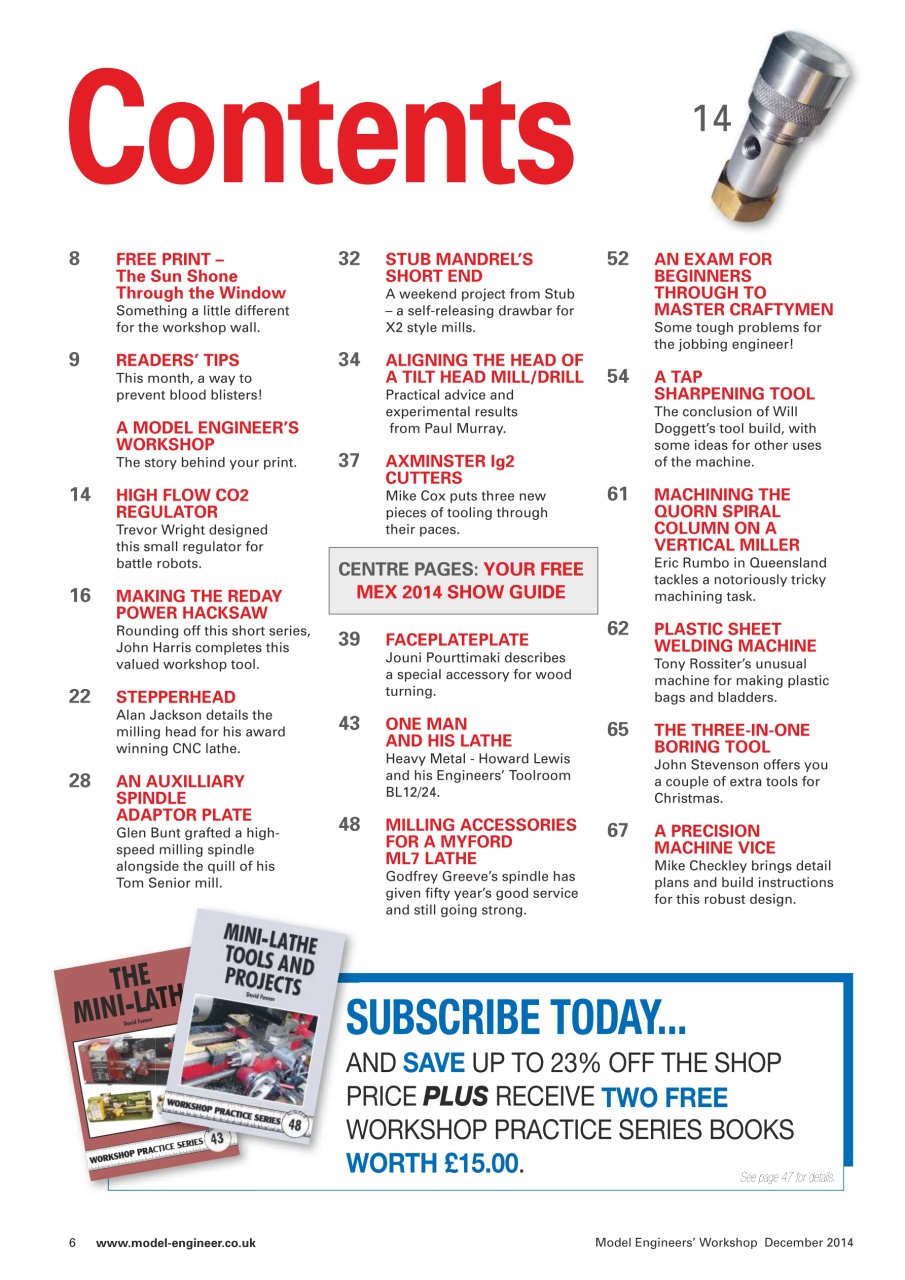 Model Engineer & Workshop Magazine Preview Pages