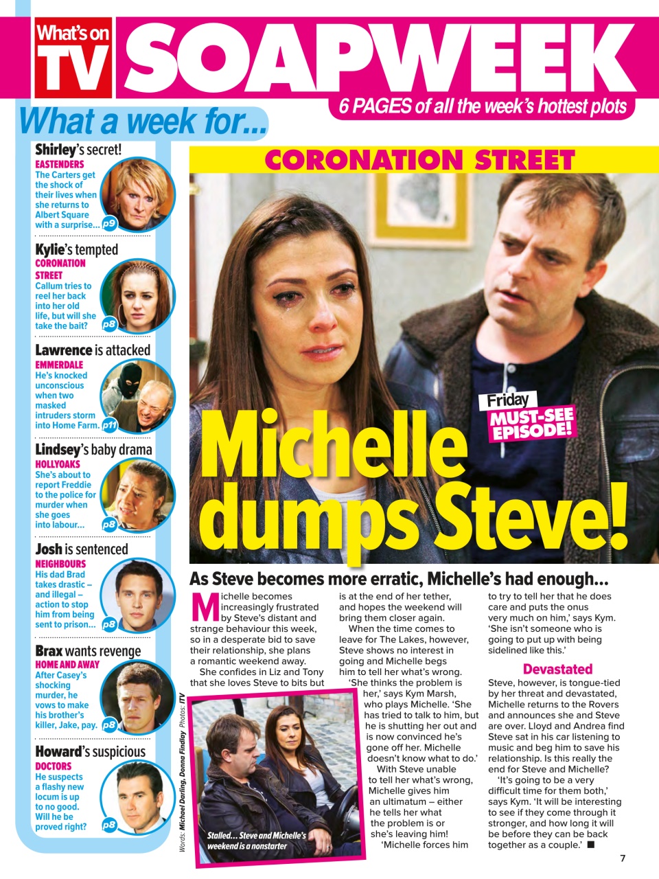 What's on TV Preview Pages