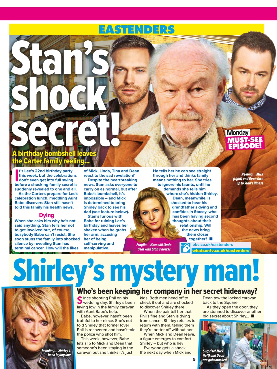 What's on TV Preview Pages