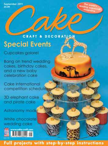 Cake Decoration & Sugarcraft Magazine issue September 2011