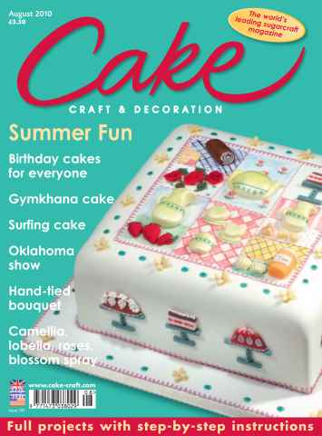 Cake Decoration & Sugarcraft Magazine issue August 2010