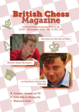 British Chess Magazine issue November 2014