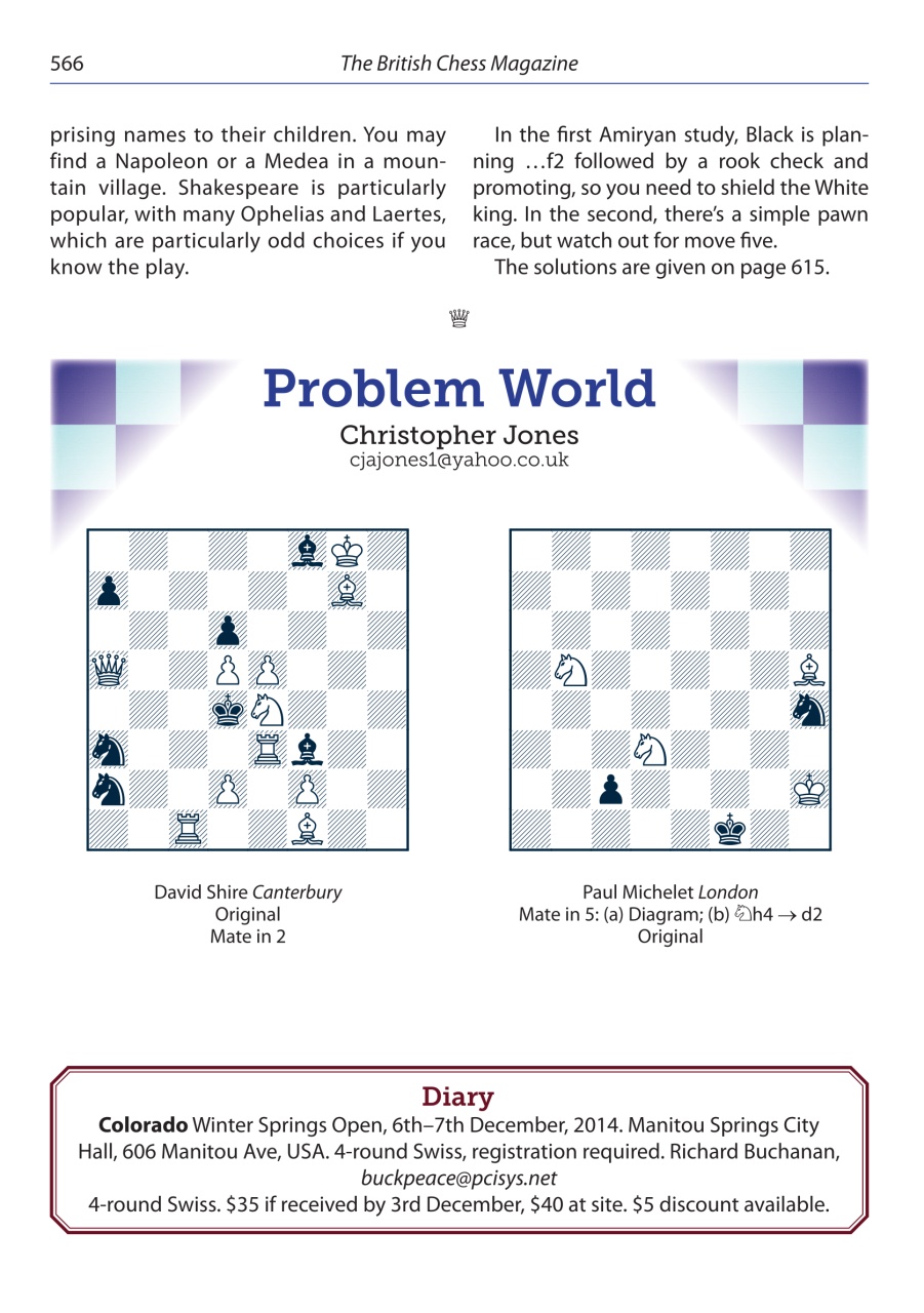 British Chess Magazine Preview Pages