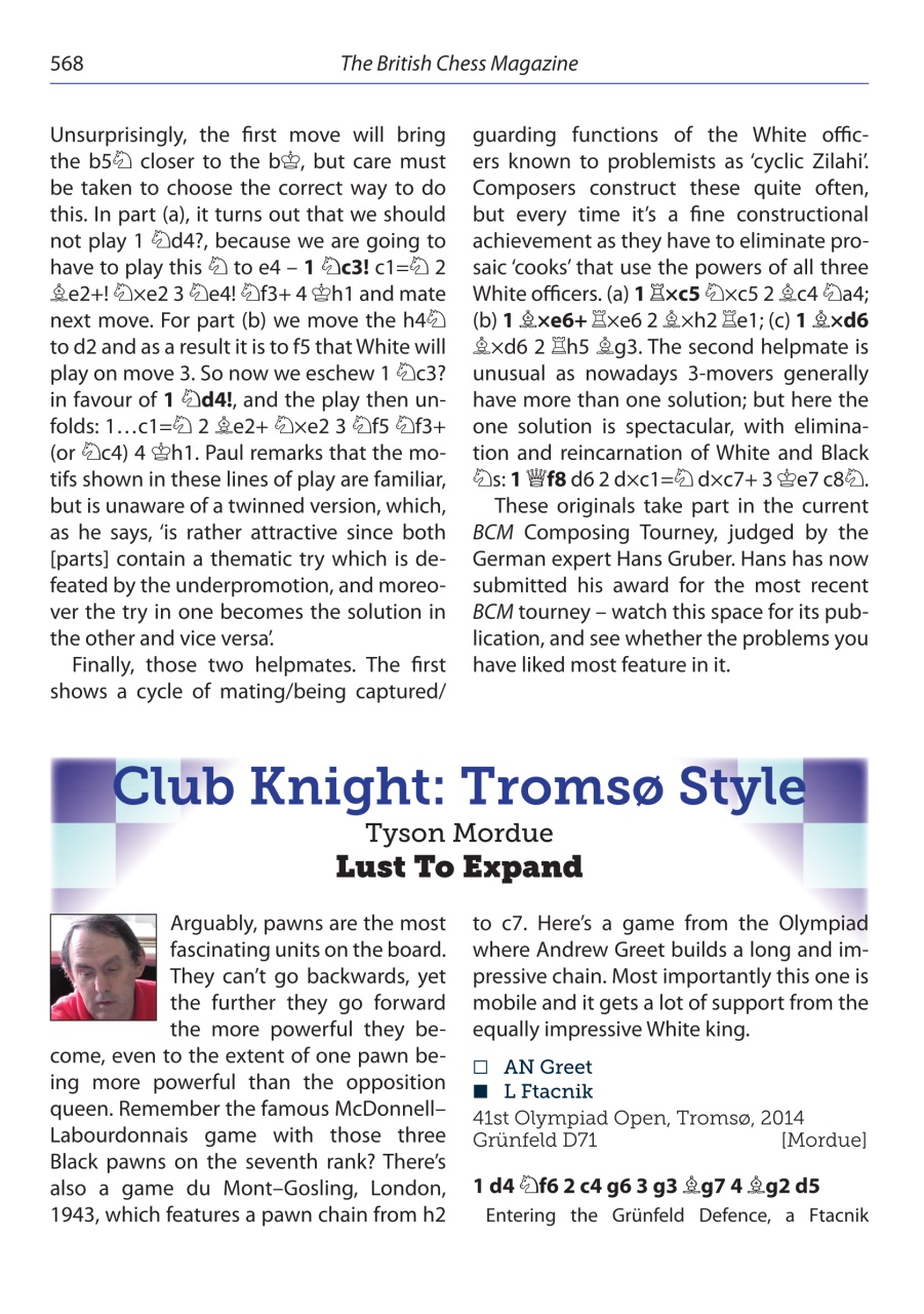 British Chess Magazine Preview Pages