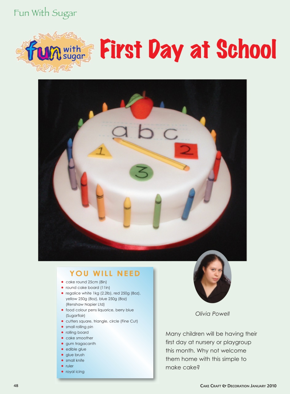 Cake Decoration & Sugarcraft Magazine Preview Pages