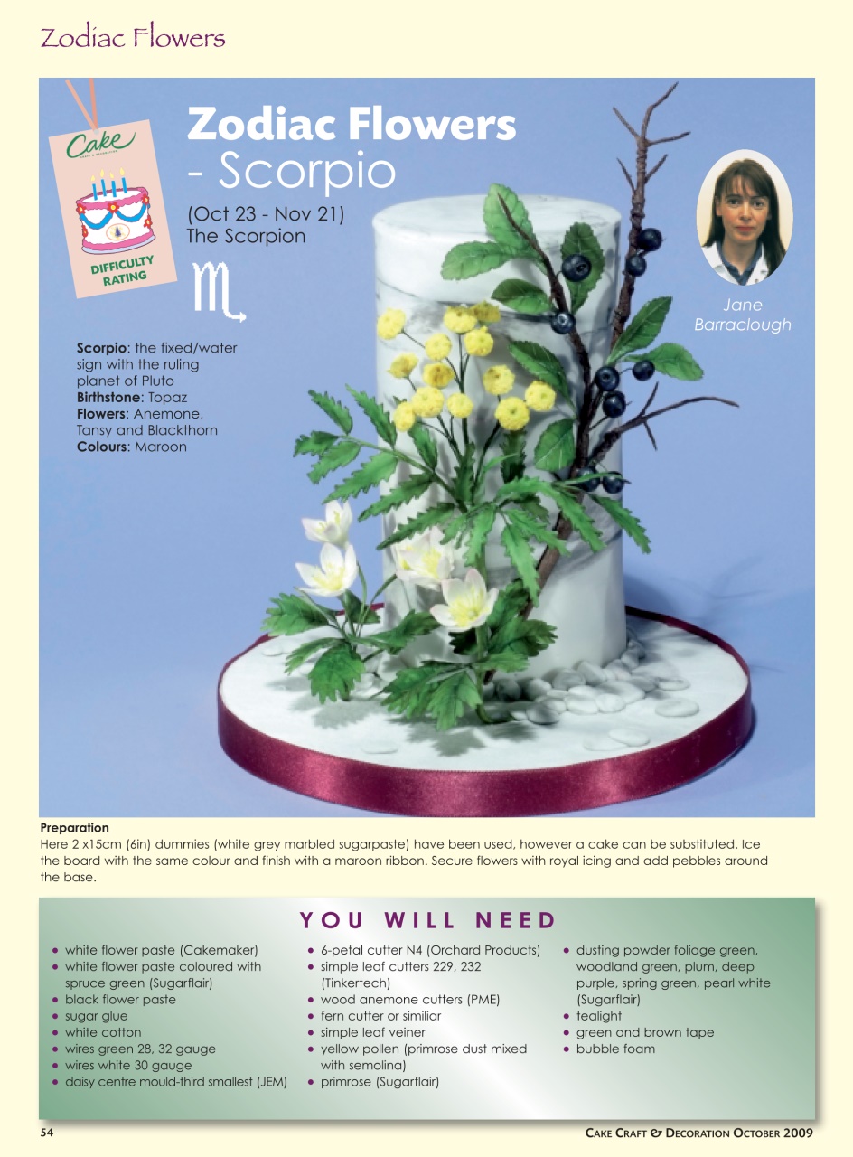 Cake Decoration & Sugarcraft Magazine Preview Pages