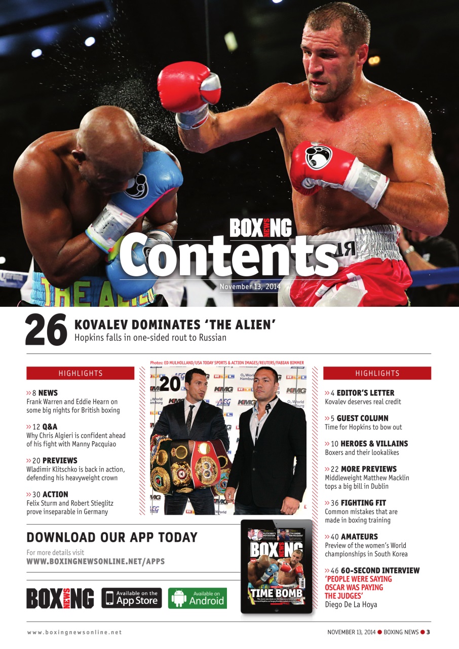Boxing News Preview Pages