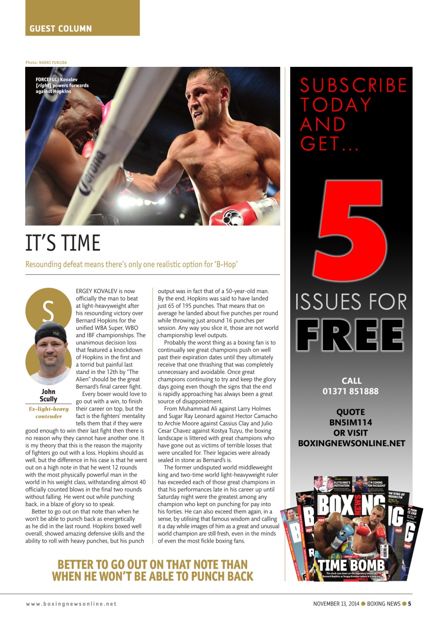 Boxing News Preview Pages