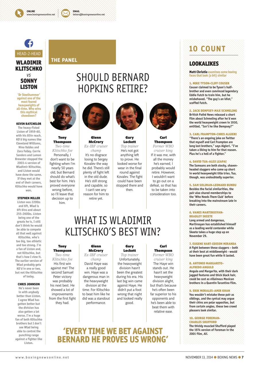Boxing News Preview Pages