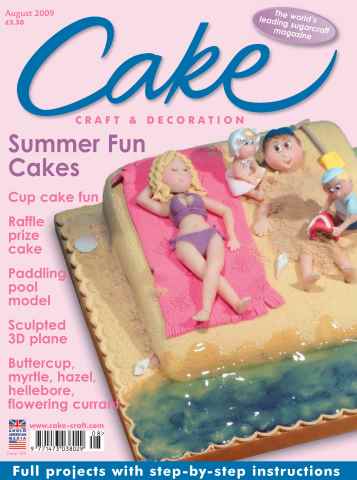 Cake Decoration & Sugarcraft Magazine issue August 2009