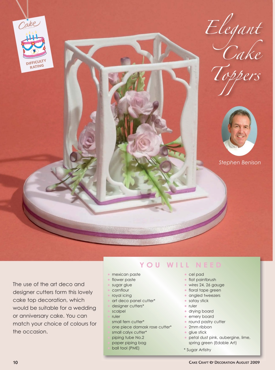 Cake Decoration & Sugarcraft Magazine Preview Pages