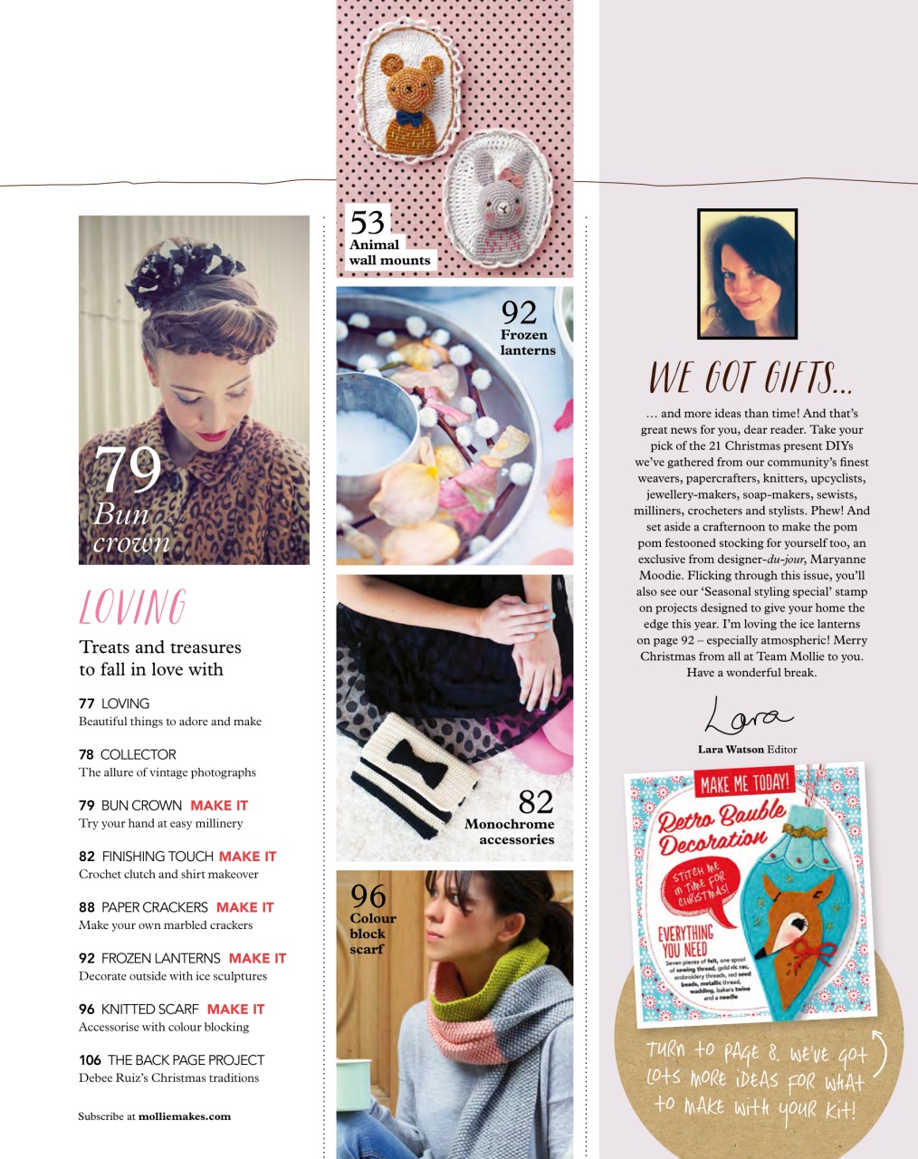 Mollie magazine Preview Pages