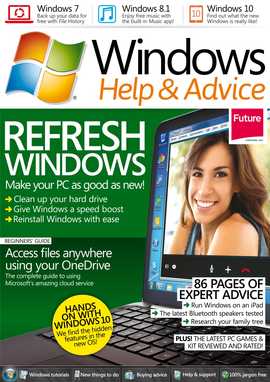Windows Help & Advice Preview Pages
