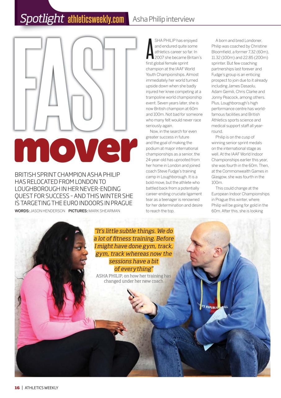 AW – Athletics Weekly Magazine Preview Pages