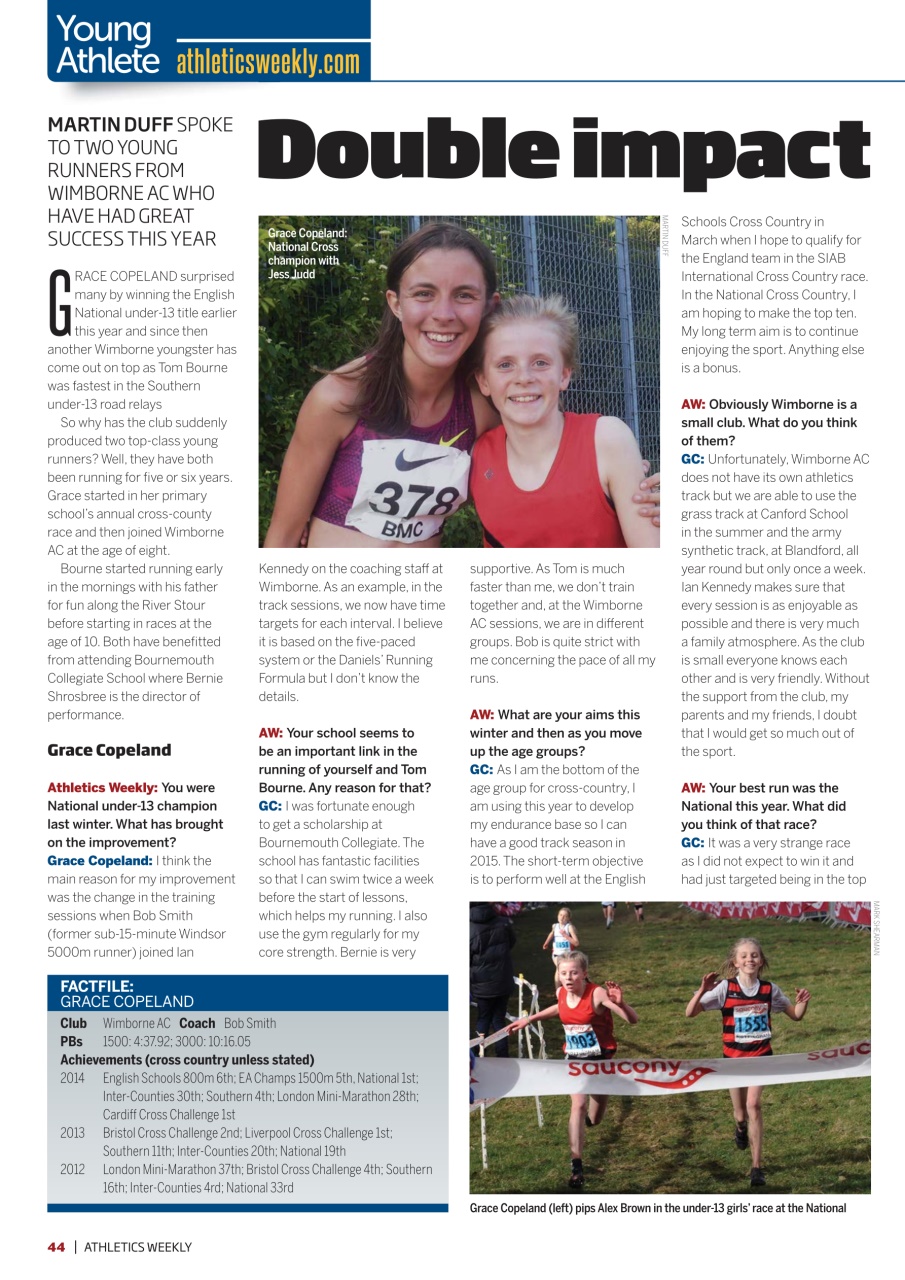 AW – Athletics Weekly Magazine Preview Pages