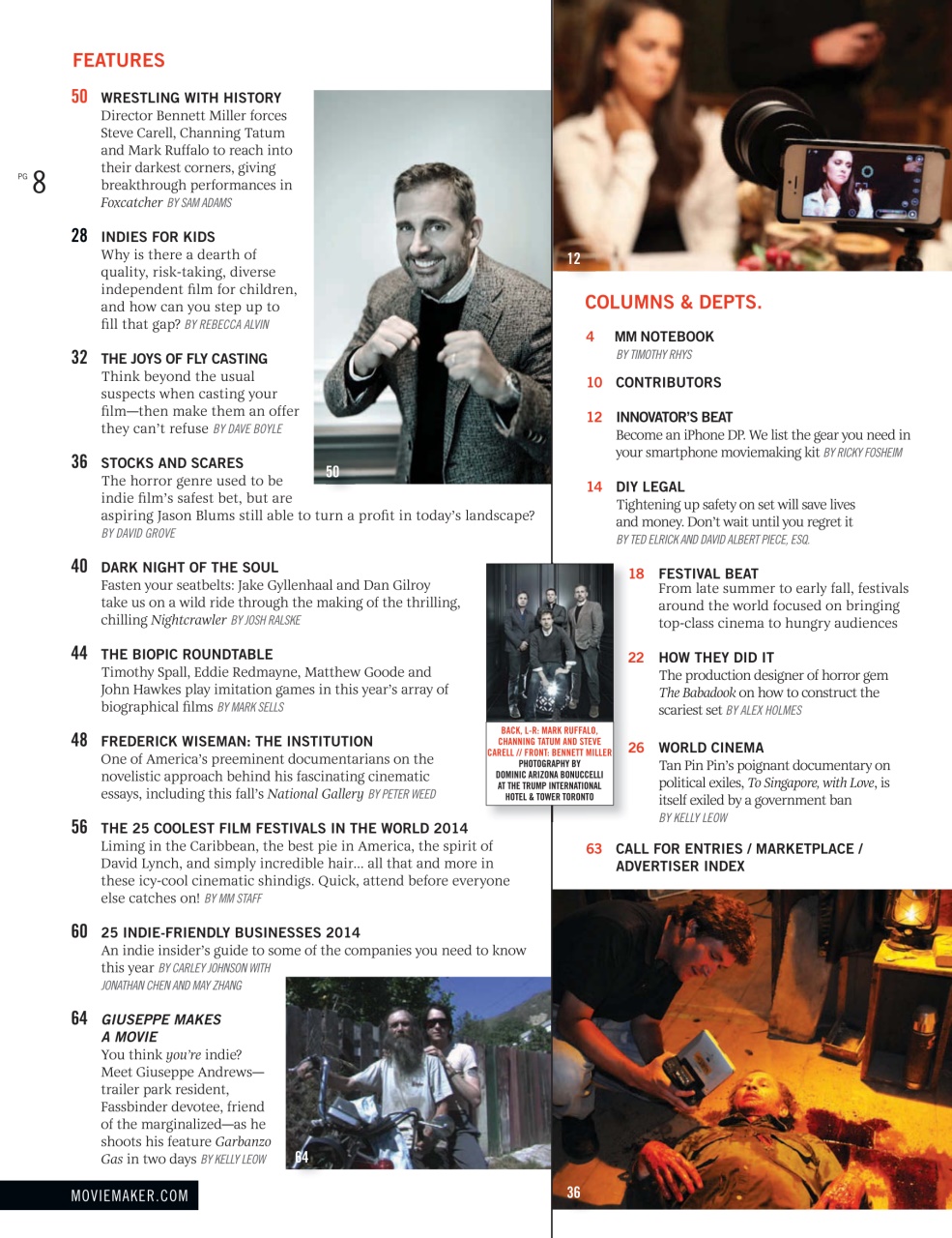 MovieMaker Magazine Preview Pages