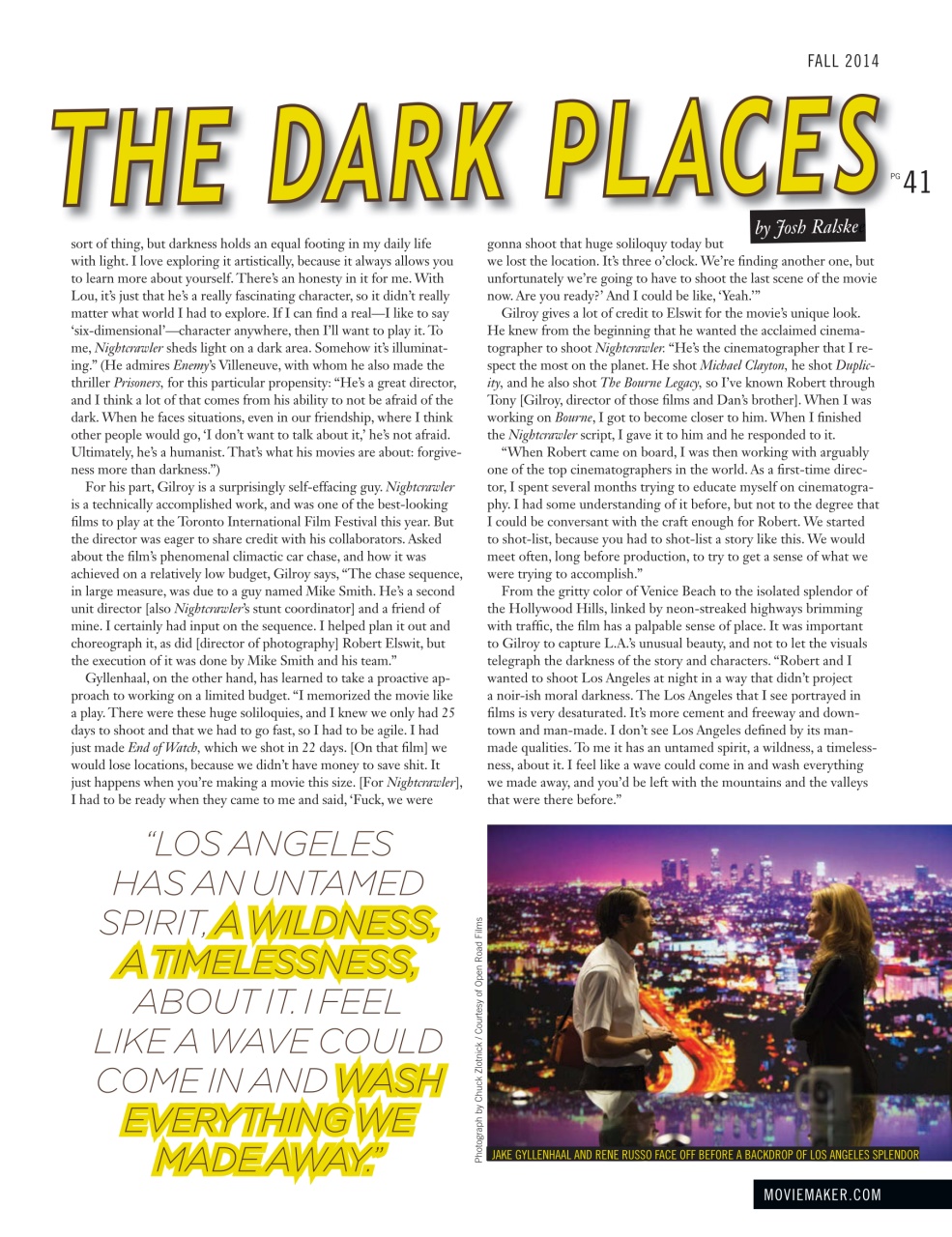 MovieMaker Magazine Preview Pages