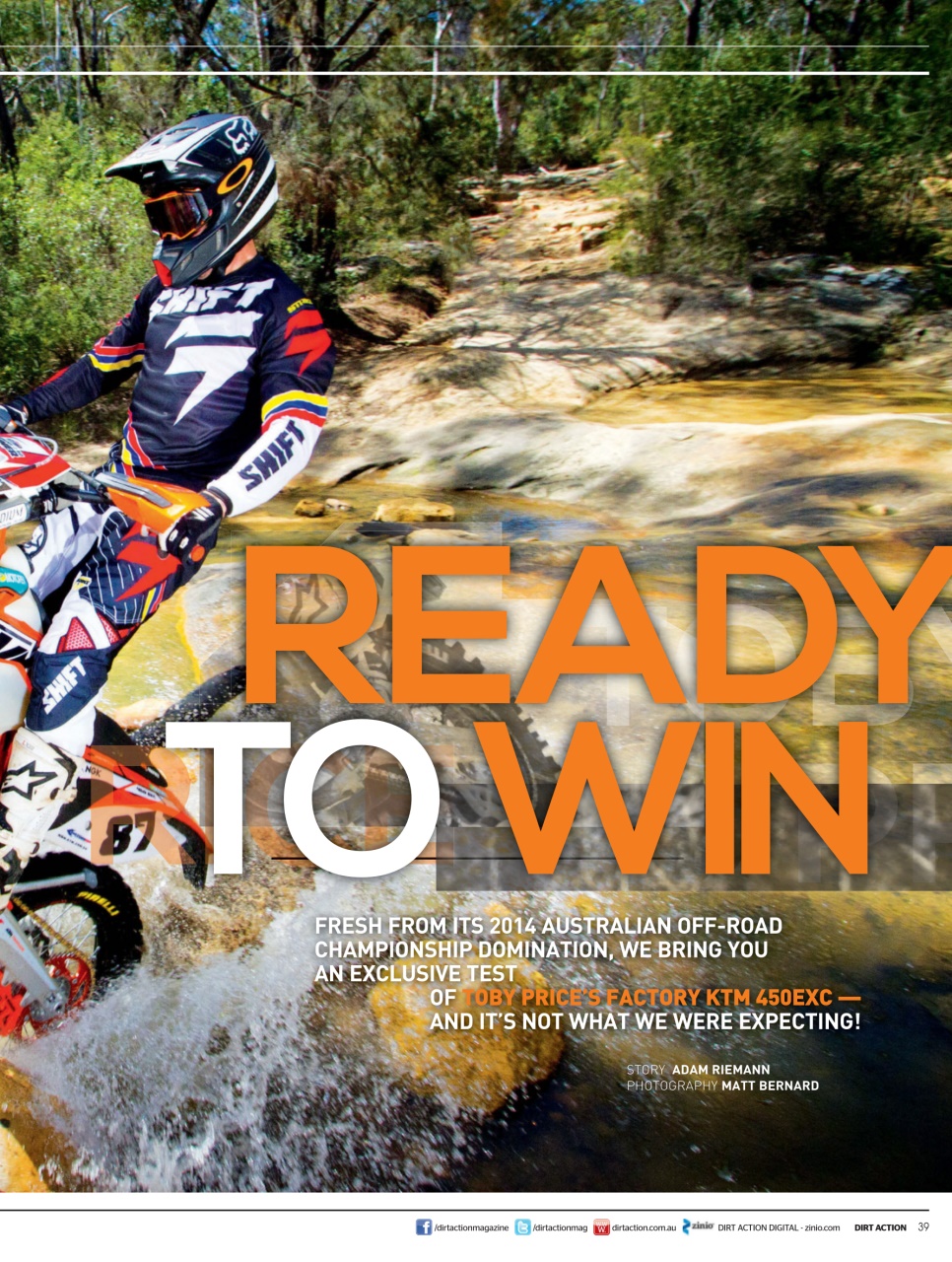 Dirt Action Preview Pages