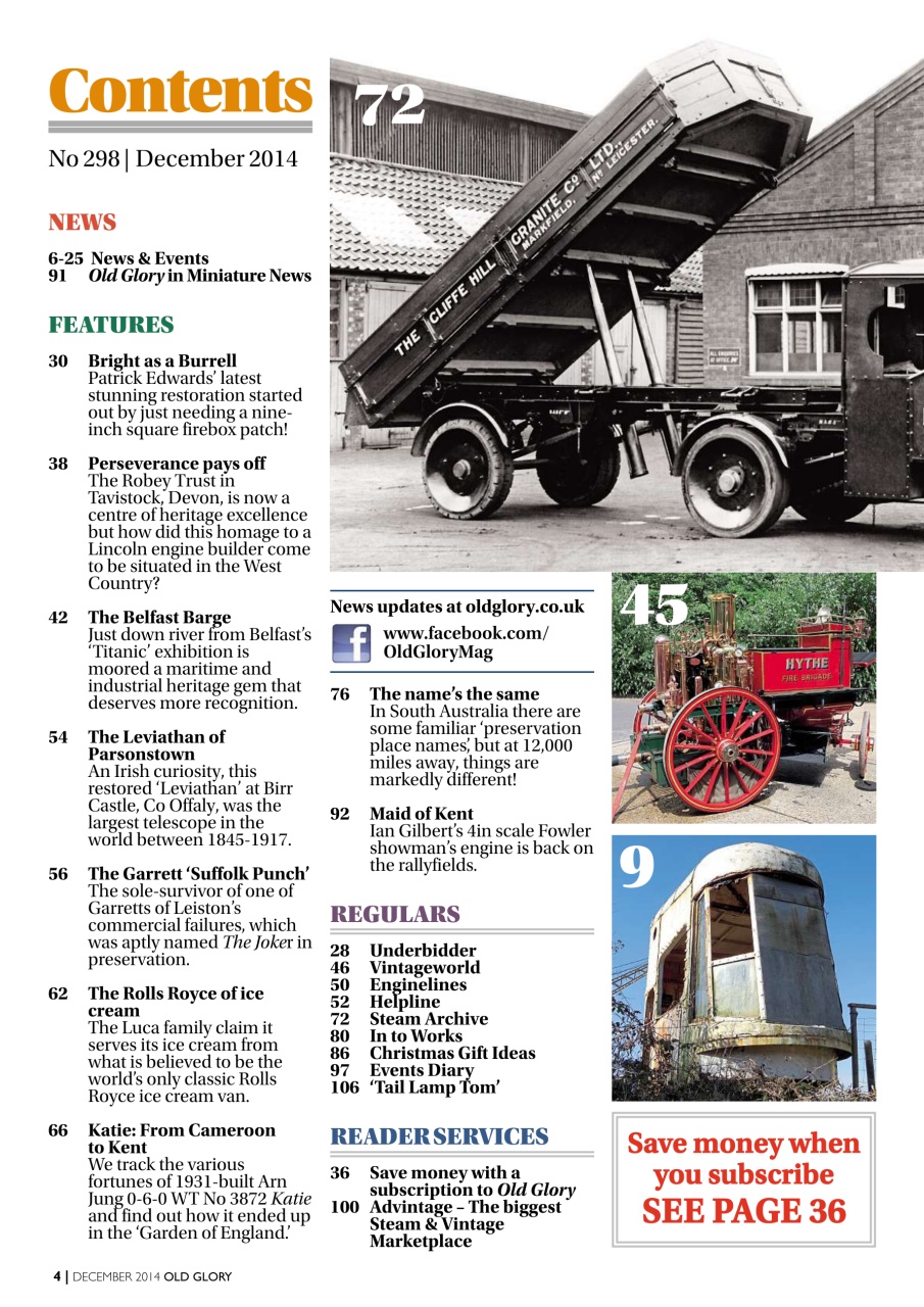 Old Glory Magazine Preview Pages