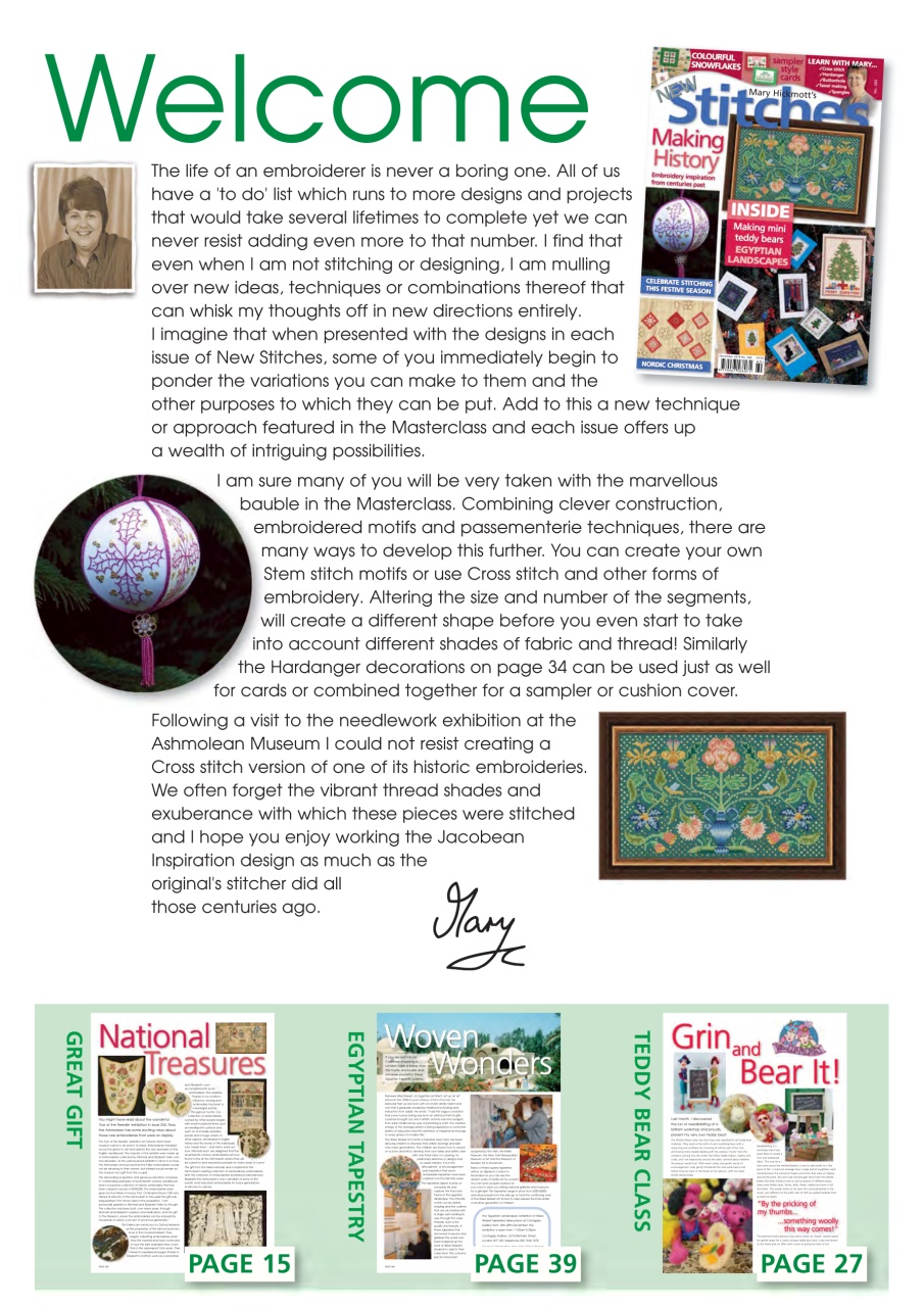 New Stitches Preview Pages