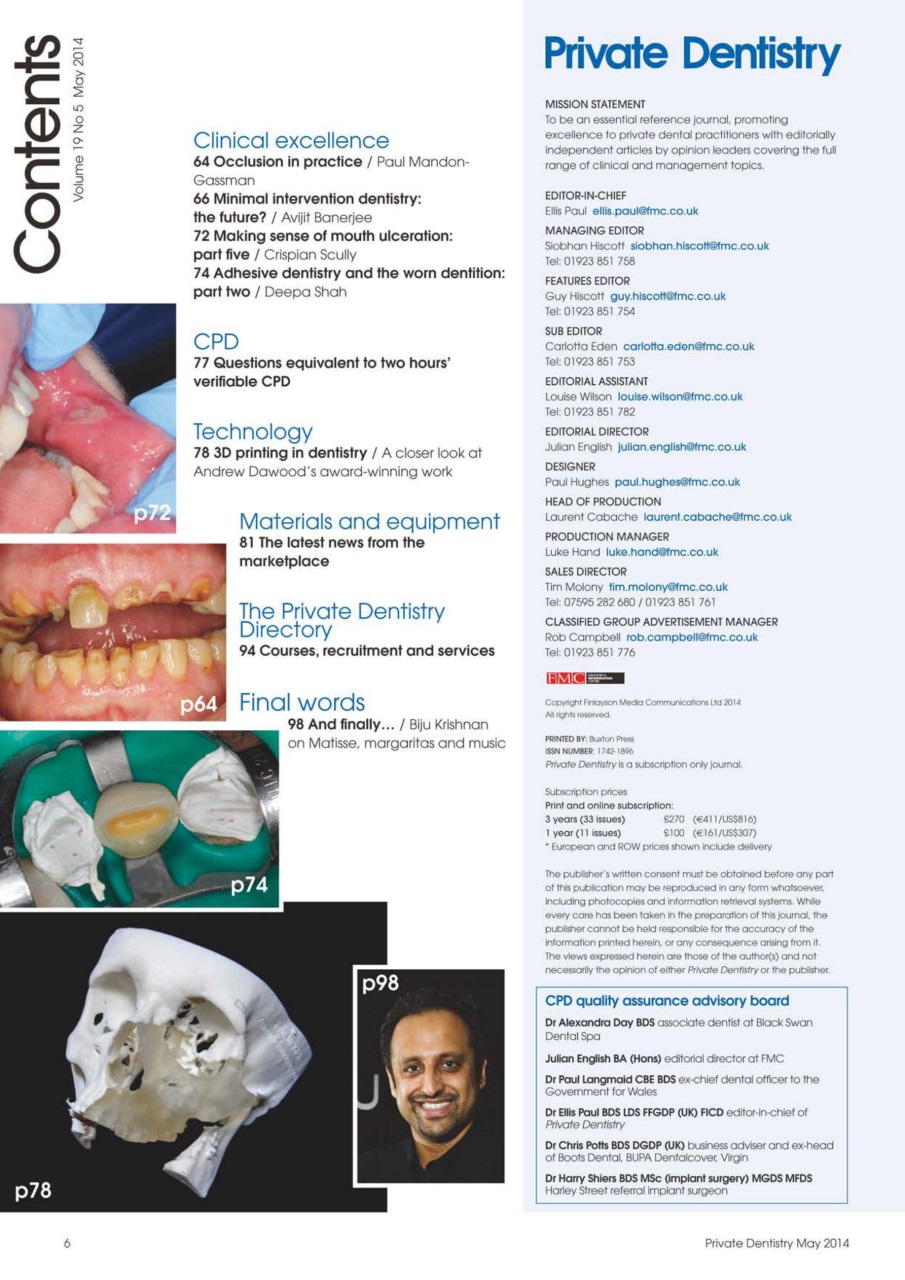 Private Dentistry Preview Pages