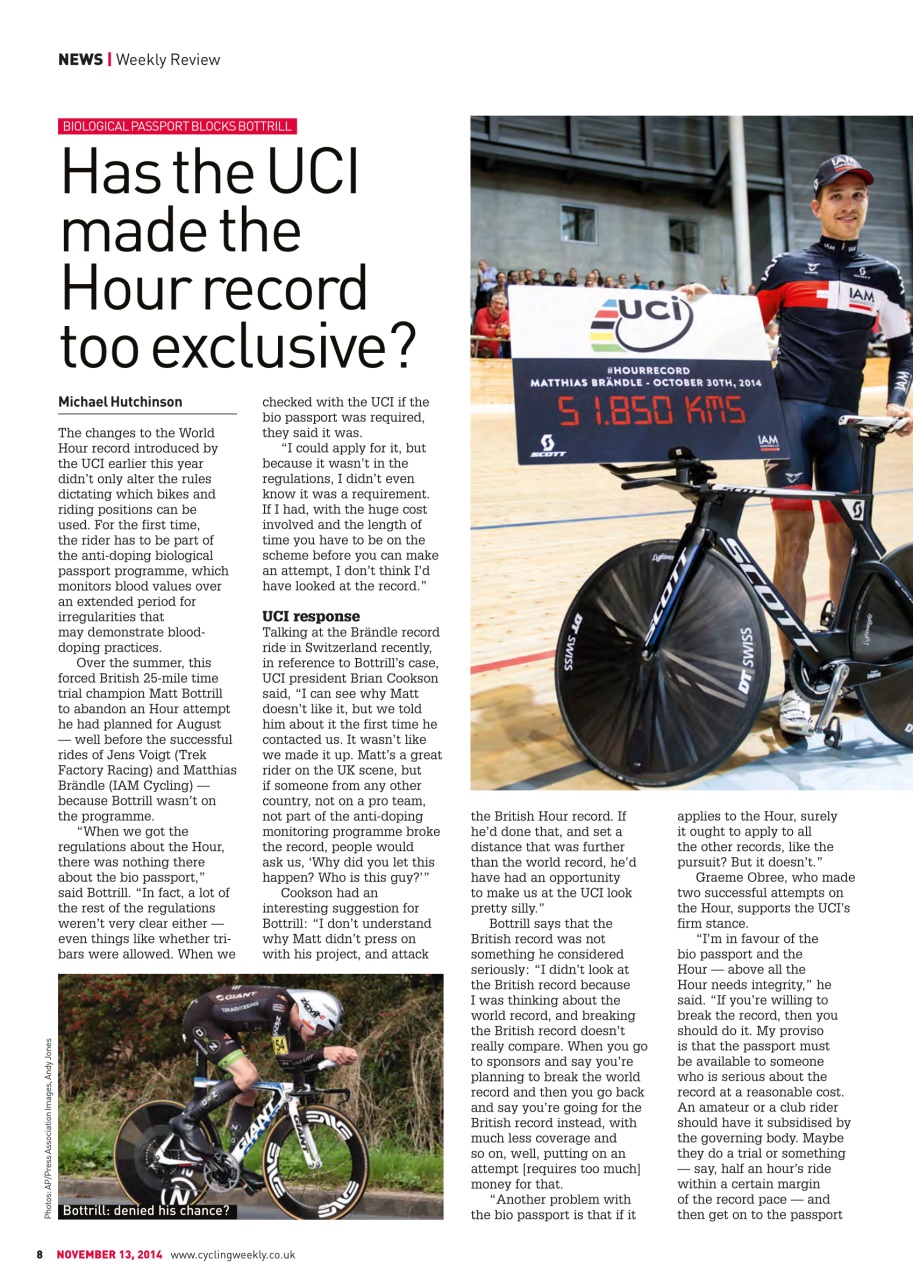 Cycling Weekly Preview Pages