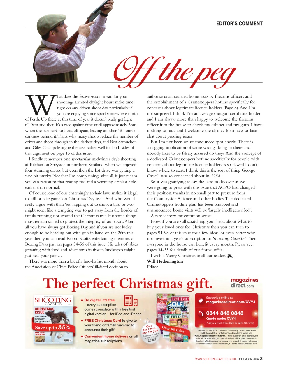 Shooting Gazette Preview Pages