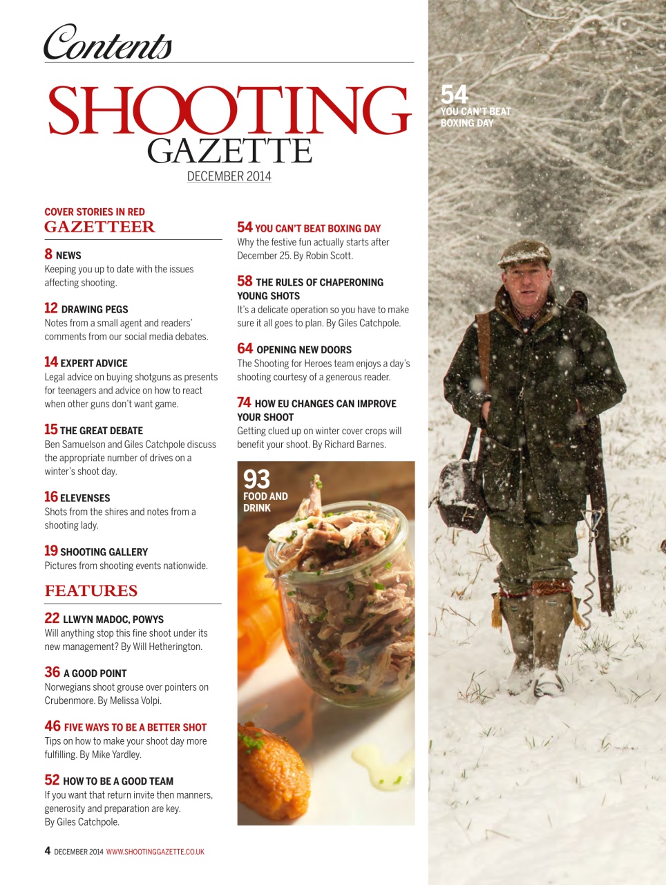 Shooting Gazette Preview Pages