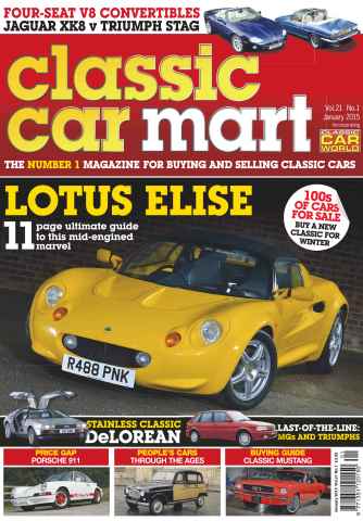 Classic Car Mart issue Vol.21 No.1 Lotus Elise