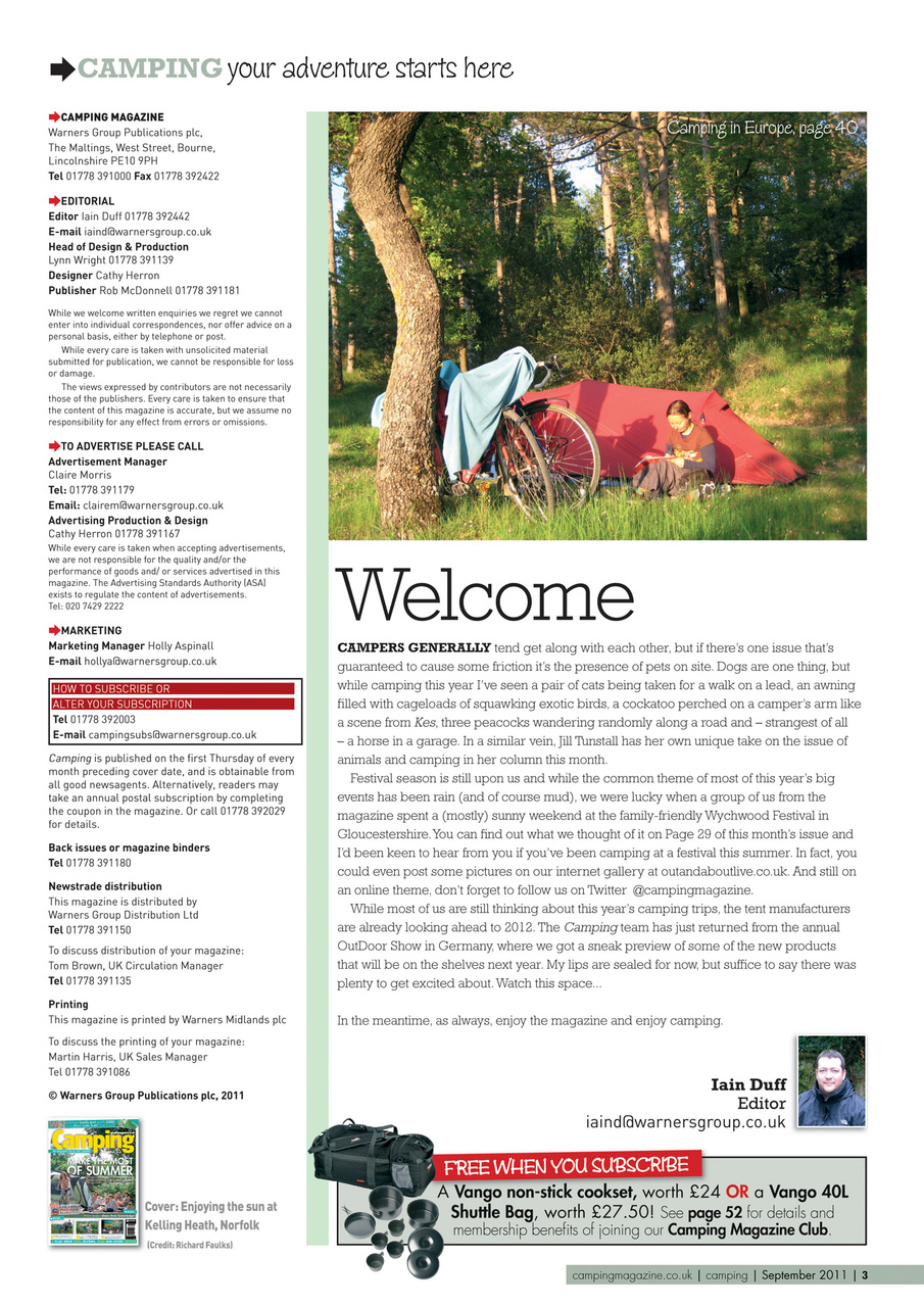 Camping Preview Pages