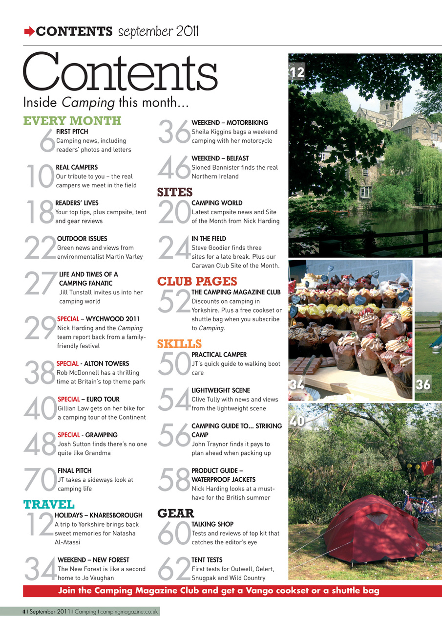 Camping Preview Pages