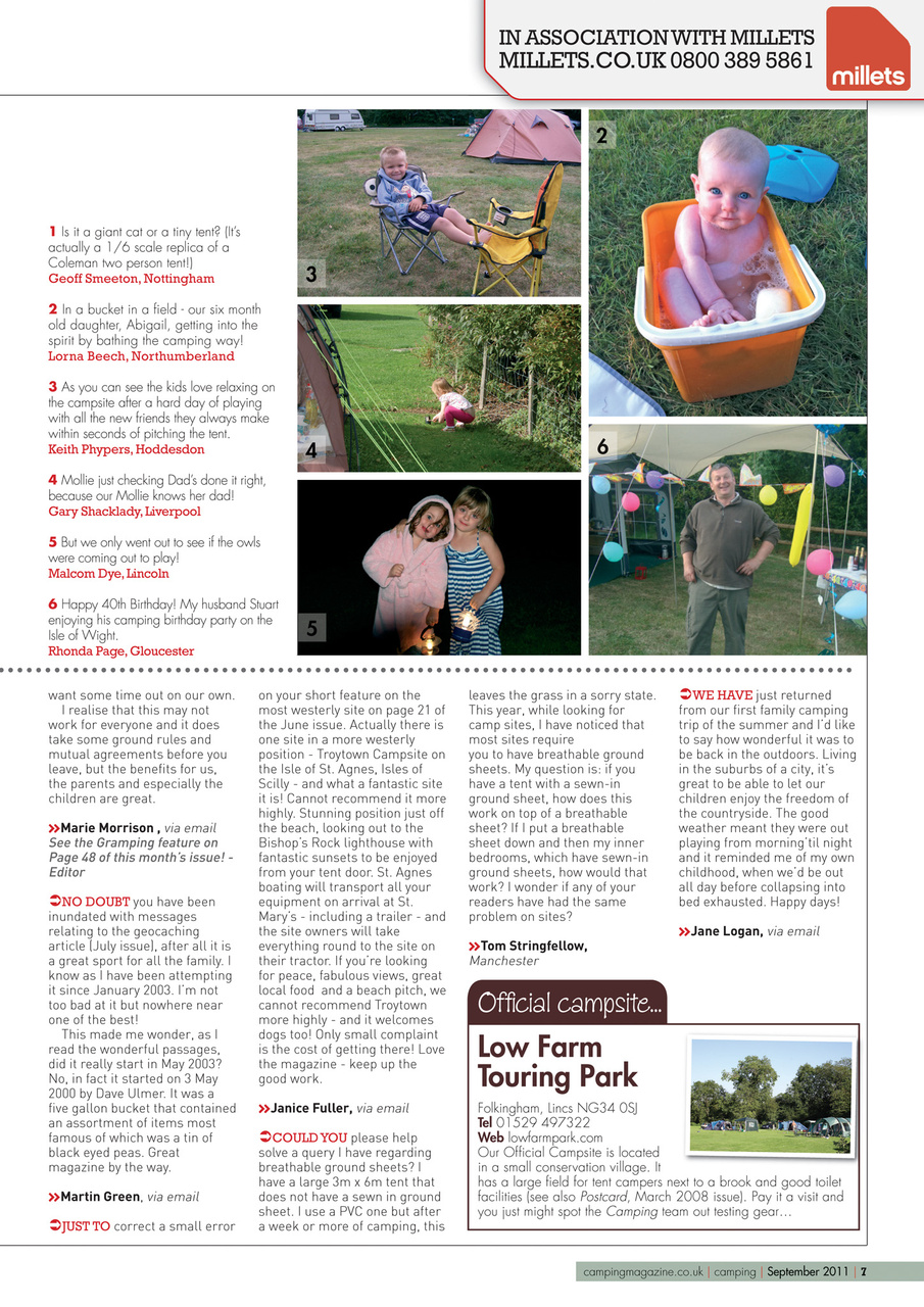 Camping Preview Pages