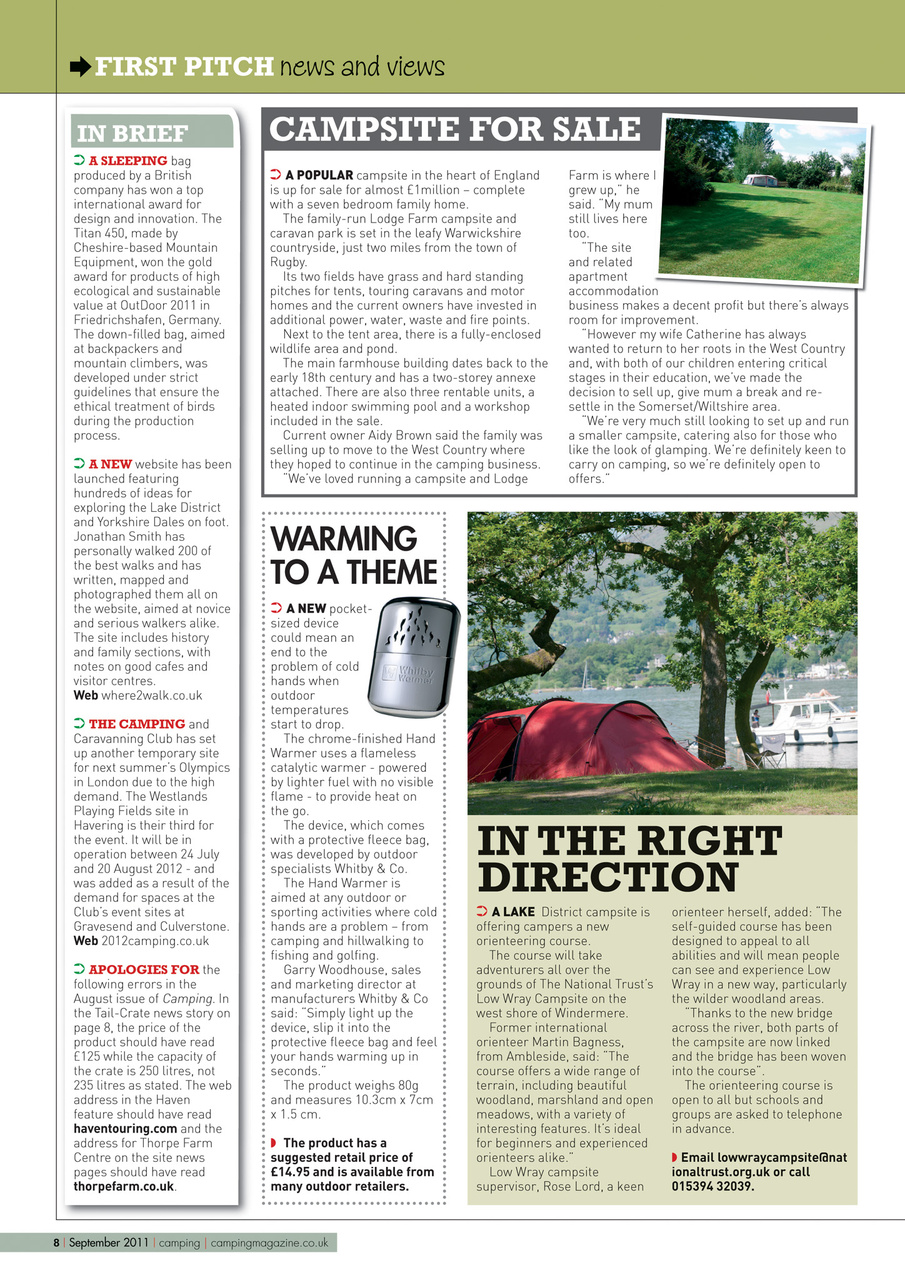 Camping Preview Pages