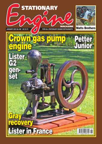 Stationary Engine issue No.490 Crown Gas Pump Engine