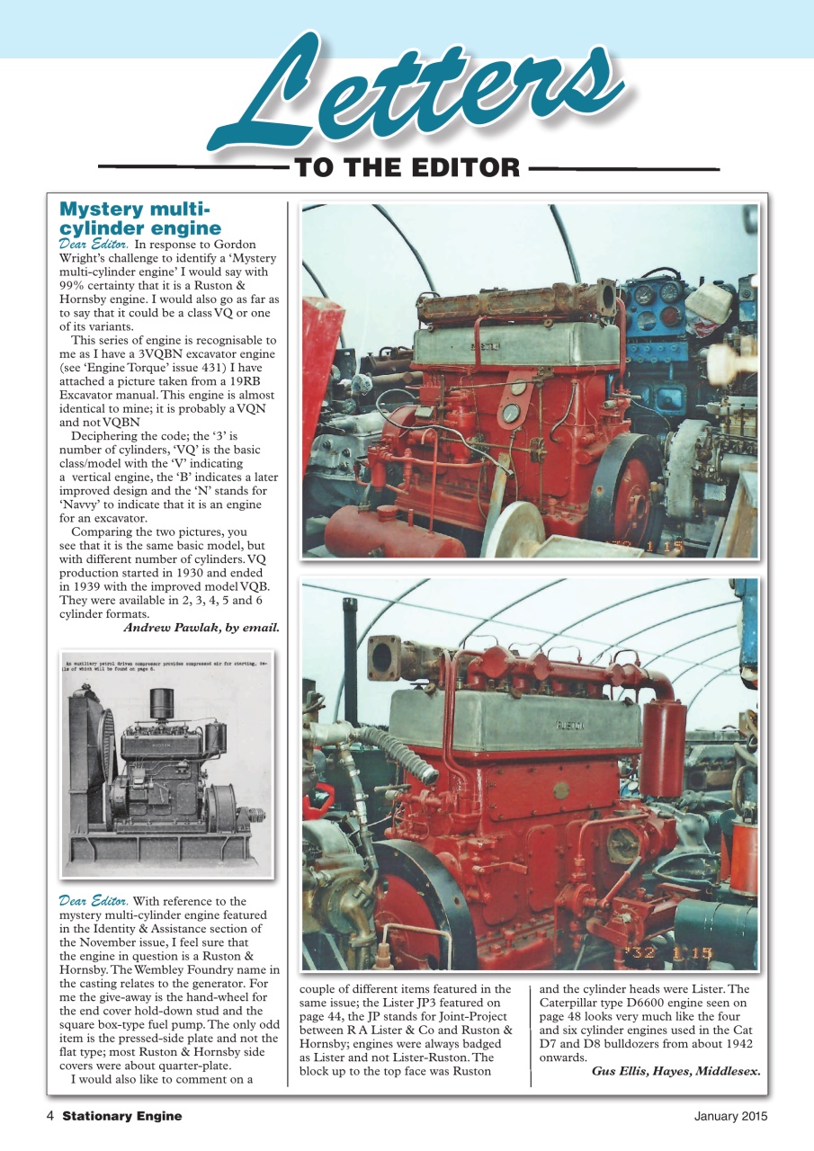 Stationary Engine Preview Pages