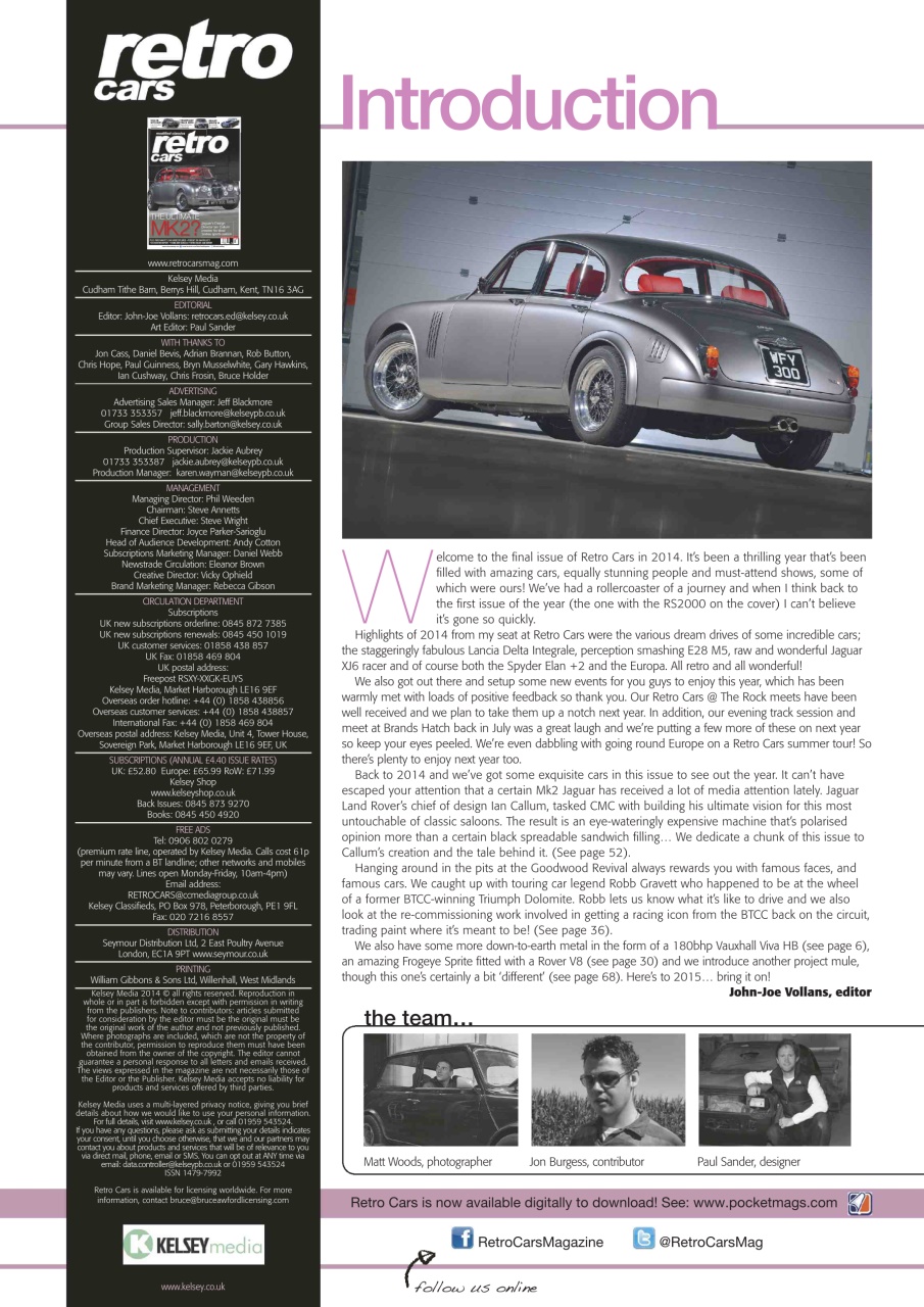 Retro Cars Preview Pages