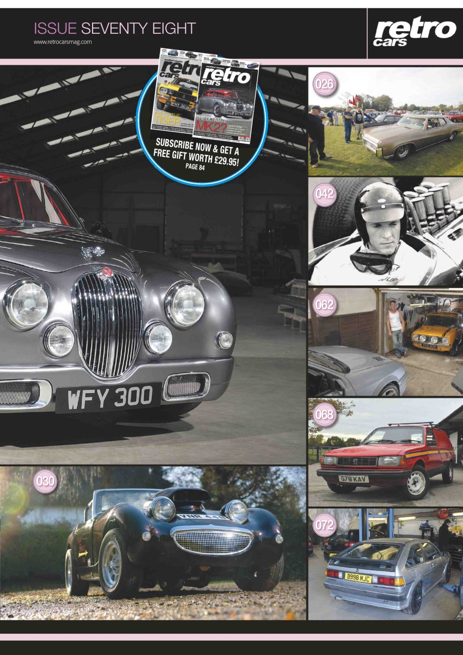 Retro Cars Preview Pages