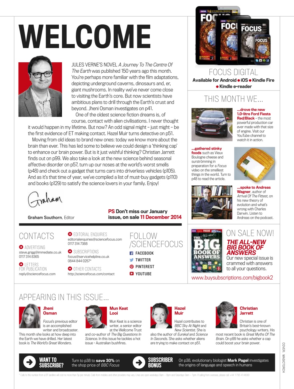 BBC Science Focus Magazine Preview Pages