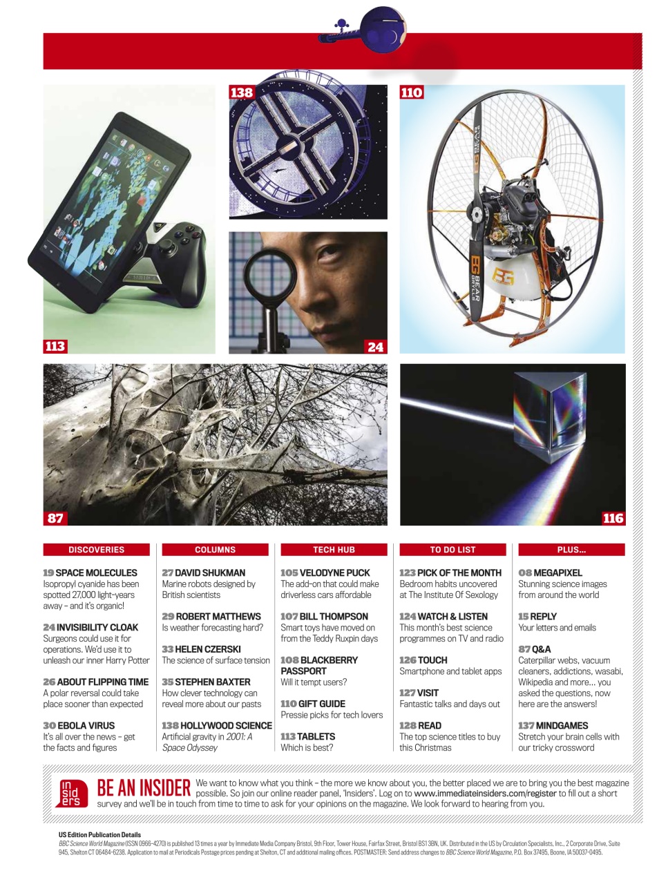 BBC Science Focus Magazine Preview Pages