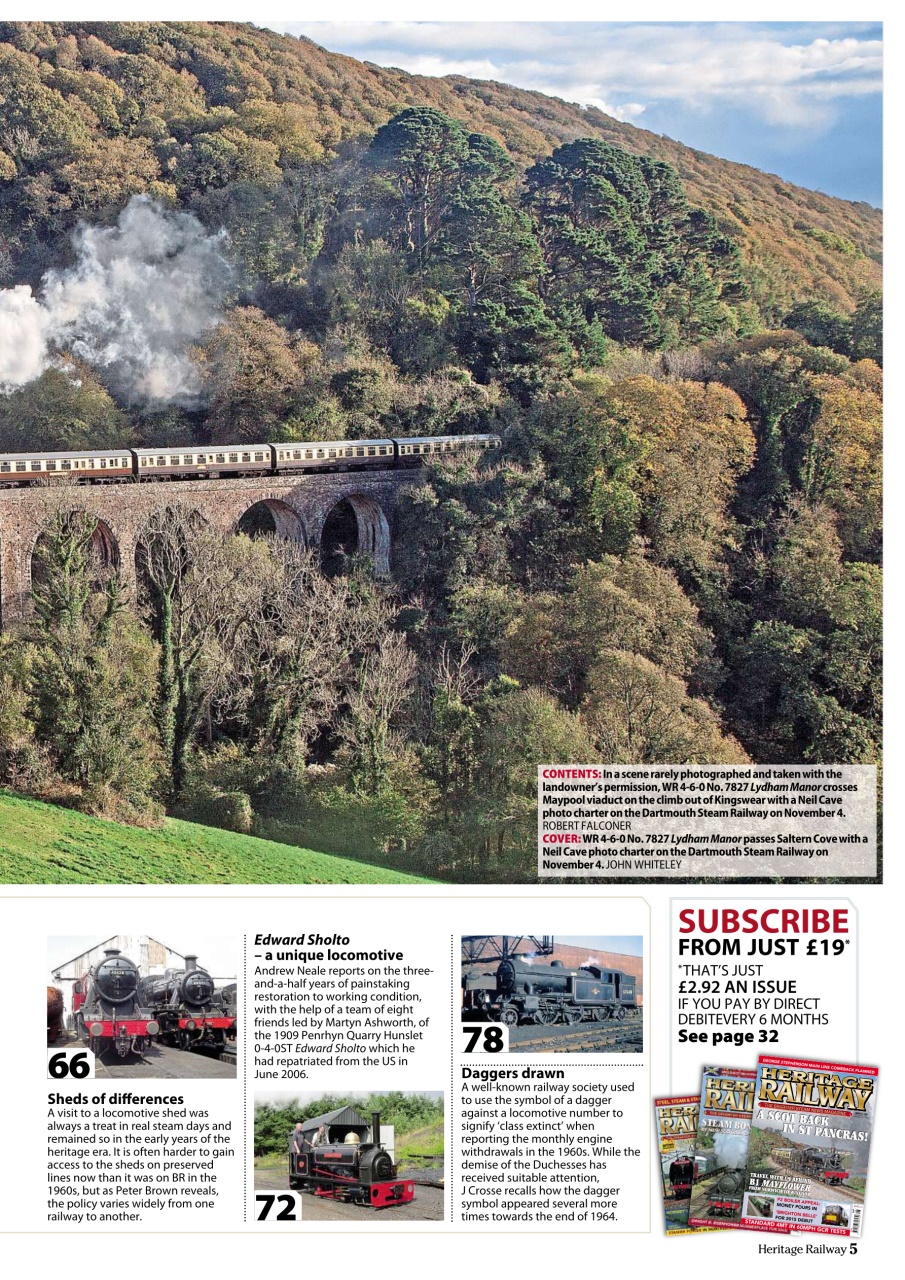 Heritage Railway Preview Pages