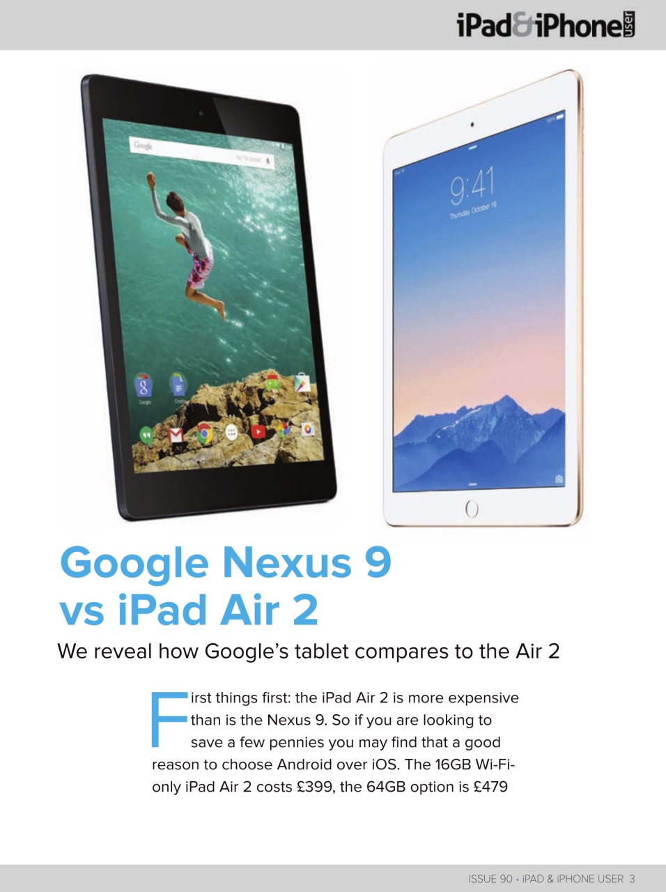 iPad and iPhone User Preview Pages