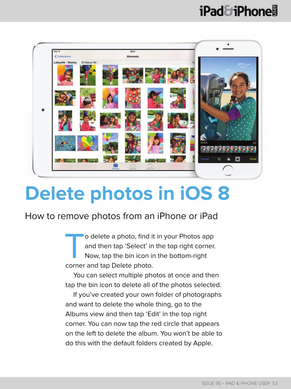 iPad and iPhone User Preview Pages