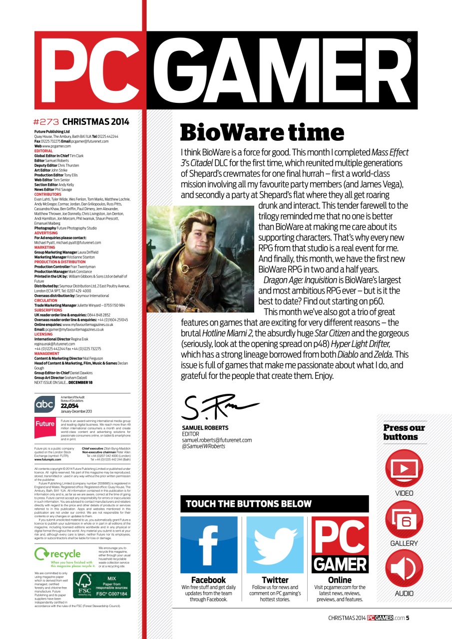 PC Gamer (UK Edition) Preview Pages