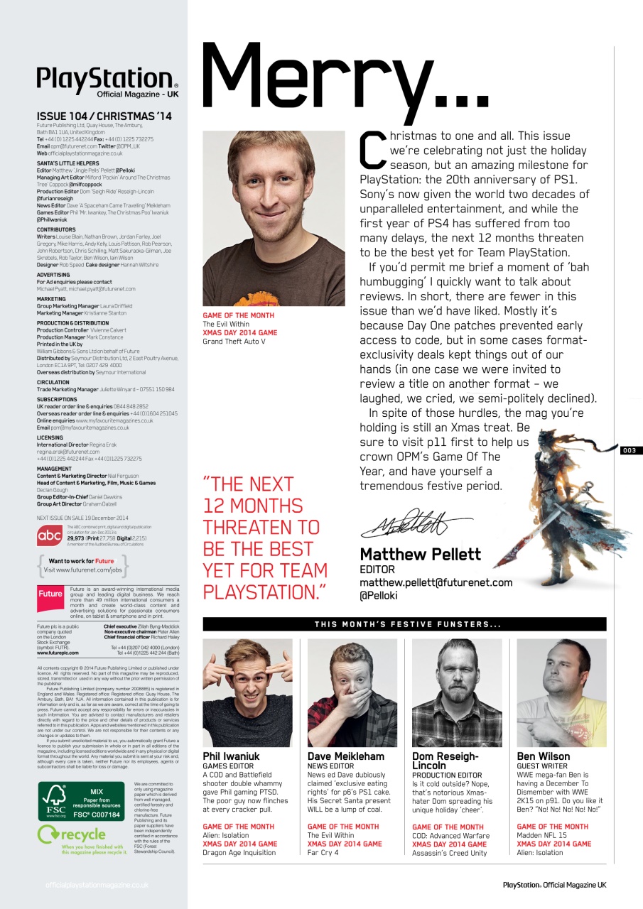PLAY Magazine Preview Pages
