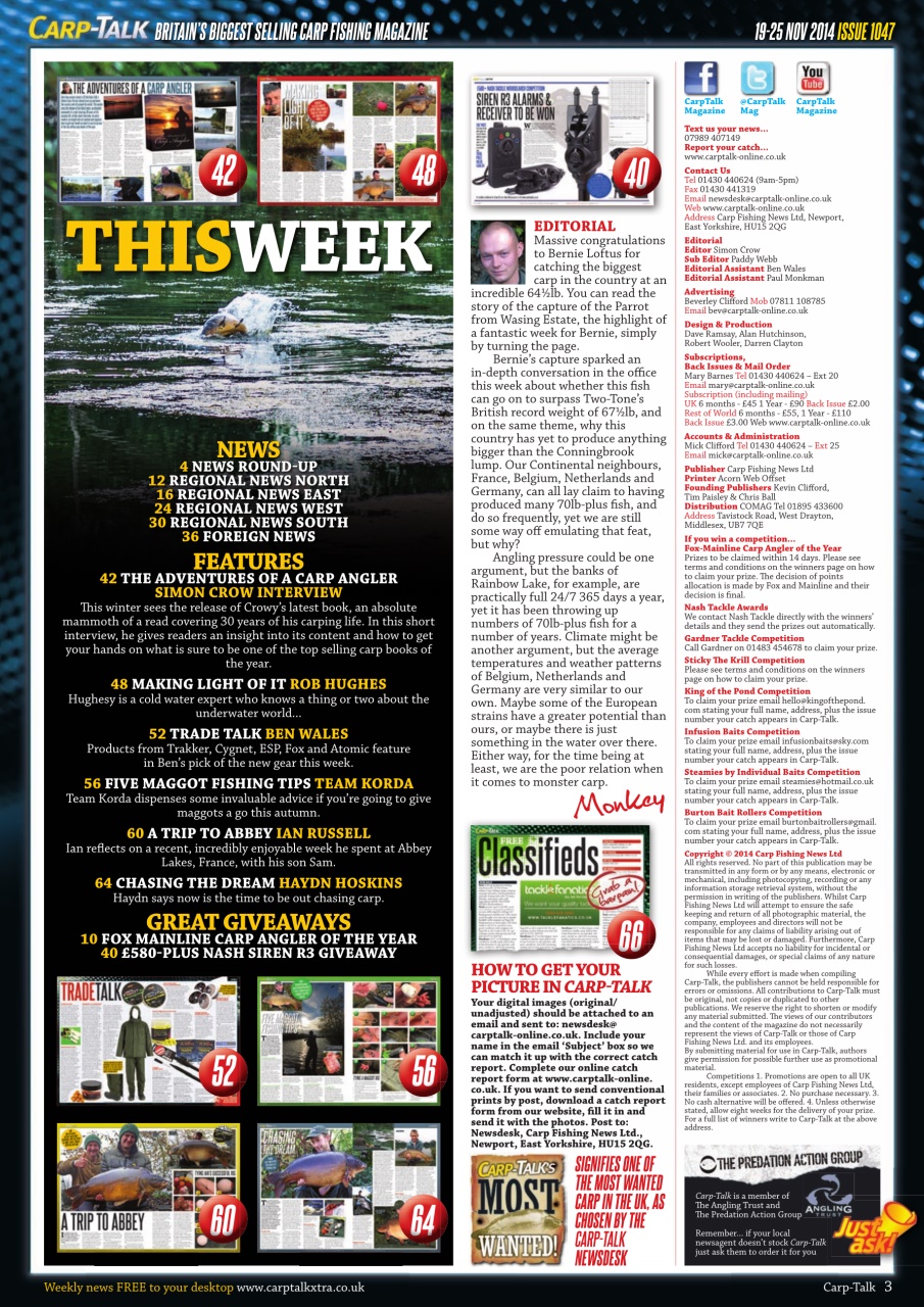 Carp-Talk Preview Pages