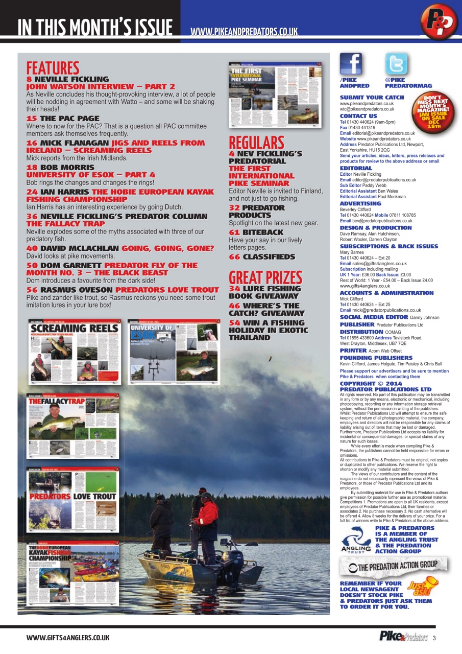 Pike & Predators Preview Pages