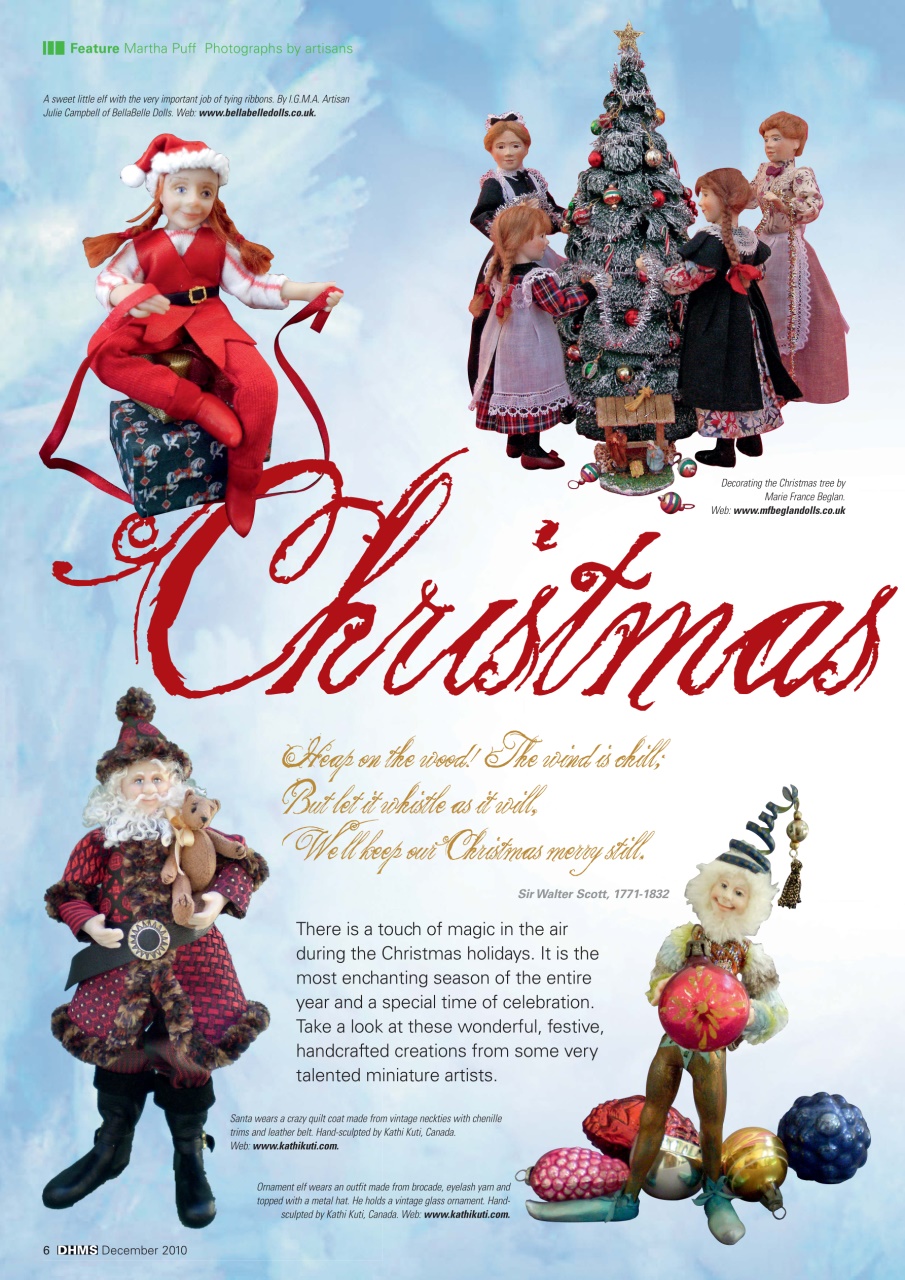 Dolls House and Miniature Scene Preview Pages