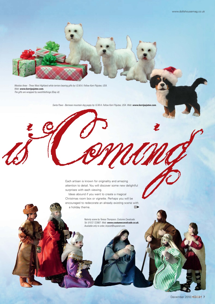 Dolls House and Miniature Scene Preview Pages