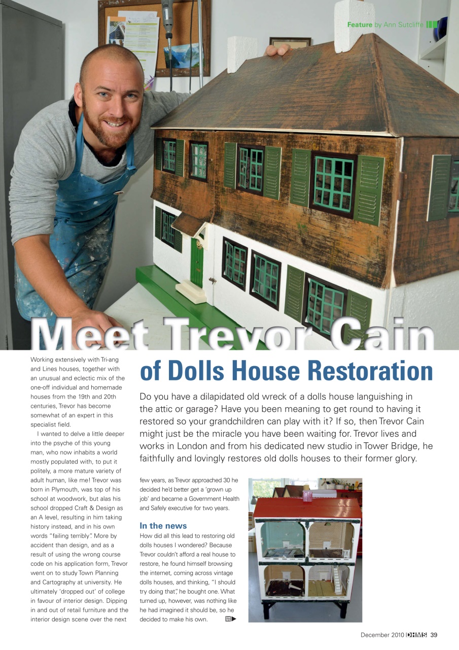 Dolls House and Miniature Scene Preview Pages