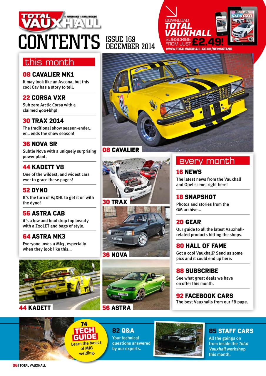 Performance Vauxhall Preview Pages